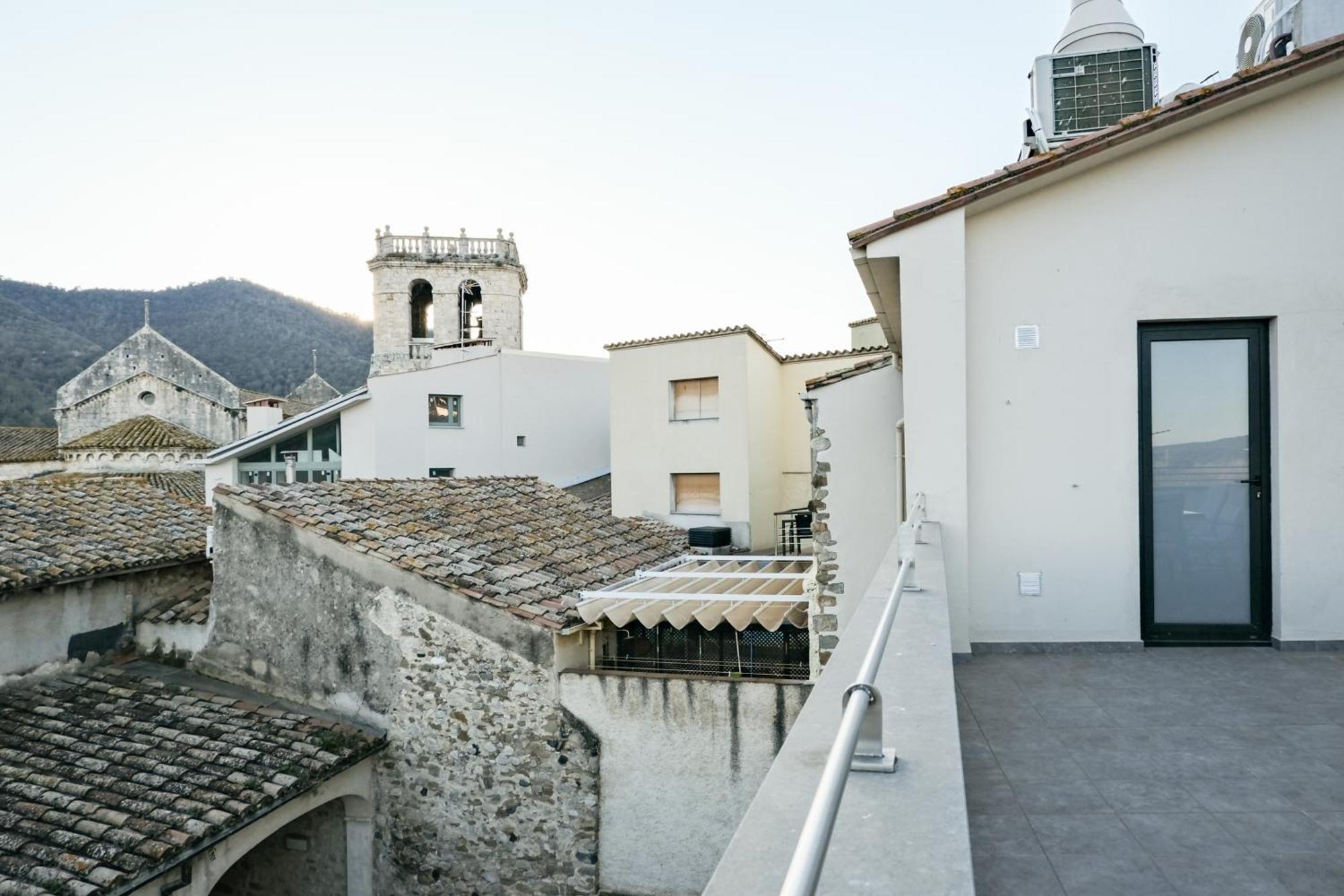 Can Cintet 3 Apartamento Con Terraza En Besalú Dış mekan fotoğraf